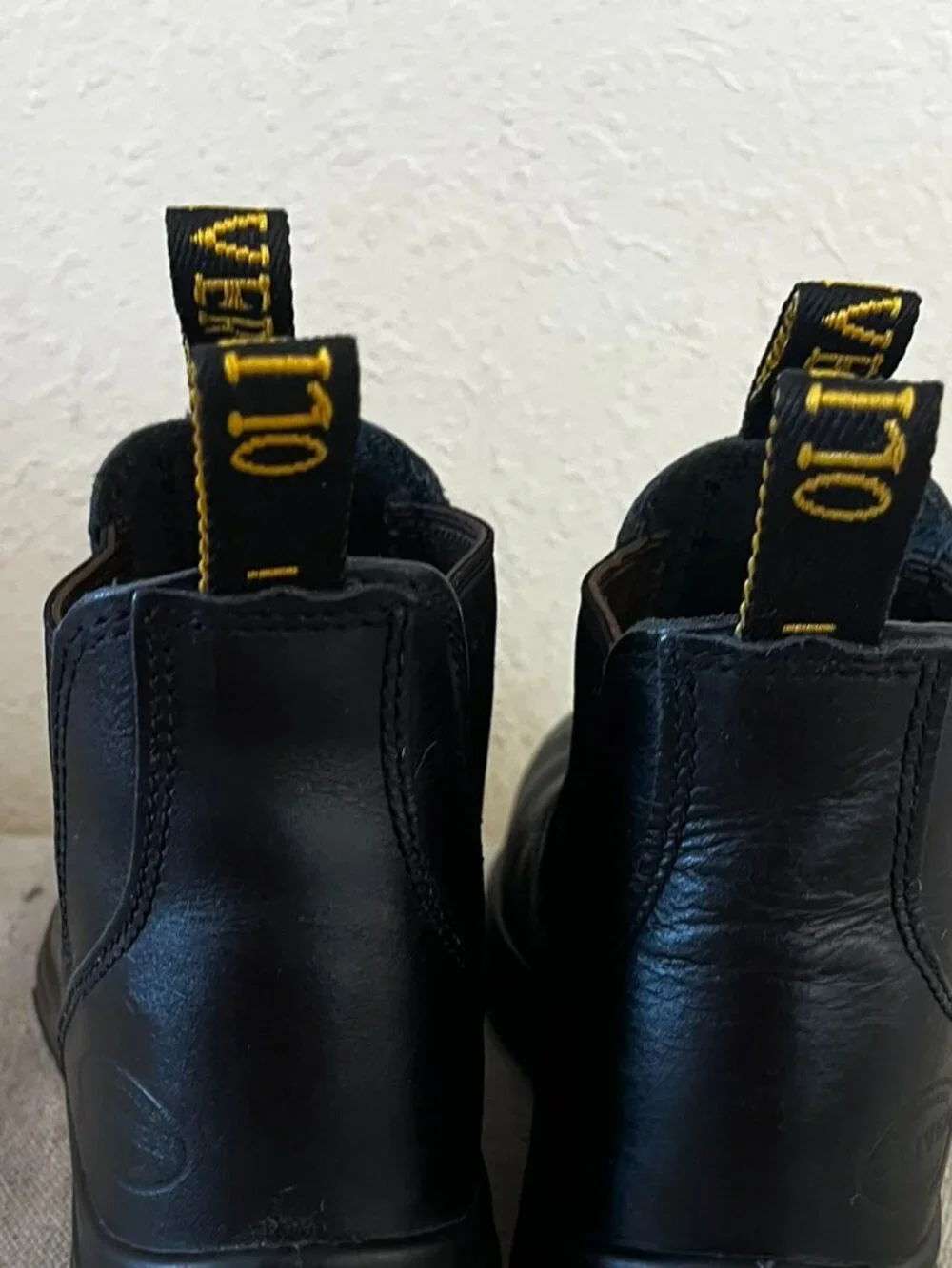 Oliver Men's Black Steel Toe Elastic Sided Work Boots Sz 8 1/2